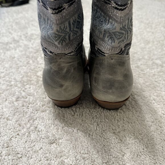 Handmade Women’s Guatemalan Leather Artisan Festival Boots Size 38 (US 7.5) - Picture 5 of 10